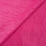 Polyester froissé Sully rose fluo