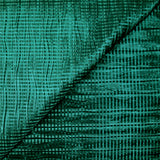 Polyester rayé et satiné effet froissé vert sapin