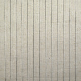 Polyviscose et lin rayé Maud fond écru