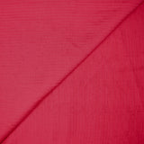 Polyviscose fluide striée framboise
