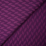 Polyviscose jacquard tresses violine