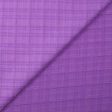 Polyviscose peau de pêche à carreaux Josie violet