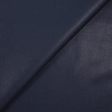 Popeline de coton bleu sombre satiné