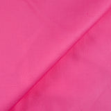 Popeline de coton et viscose unie doupionnée fuchsia
