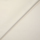 Popeline de coton satinée blanc cassé