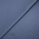 Popeline de coton satinée bleu jeans