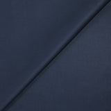 Popeline de coton satinée bleu nuit