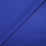 Popeline de coton satinée bleu roi