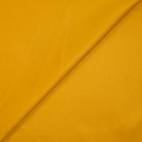 Popeline de coton satinée jaune soleil