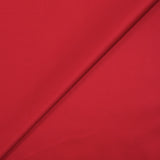 Popeline de coton satinée rouge