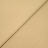 Popeline de coton unie sable