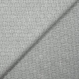 Popeline polycoton imprimée carreaux en pointillisme fond gris chiné