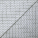 Popeline polycoton tissée-teinte à carreaux Ismaël fond bleu