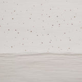 Double gaze grège confettis doré