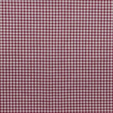 Coton Vichy 3mm bordeaux