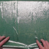 Crêpe irisé vert émeraude