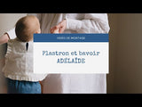 Plastron pattern, sleeveless sweater and adelaide baby bib