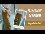 Couture pattern reef pants