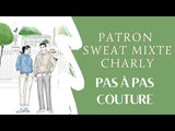 Patron de couture sweat mixte CHARLY