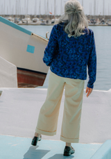 Couture pattern reef pants