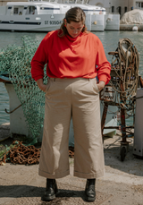 Couture pattern reef pants