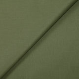 Satin de coton élasthanne kaki