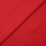 Satin de coton élasthanne rouge
