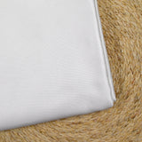 Satin duchesse polyester blanc