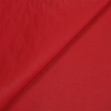 Sergé de coton élasthanne enduit rouge