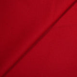 Sergé de laine mélangée rouge cerise