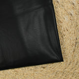 Simili cuir fin envers velours noir