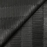 Simili cuir souple effet plissé noir