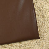 Simili cuir souple envers jersey suédine chocolat