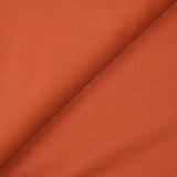 Suédine jersey orange brûlé