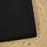 Tissu imperméable épais noir envers maille