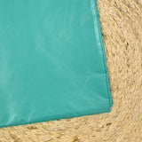 Tissu imperméable fin polyester vert caraïbes