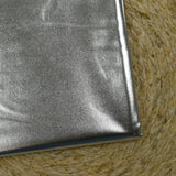 Tissu sergé de viscose enduit imperméable argent