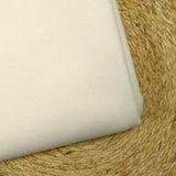 Twill de laine vierge blanc cassé