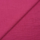 Twill de polyester chiné Ava fuchsia