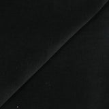 Velours côtelé coton 1 mm noir