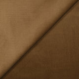 Velours côtelé coton 2 mm marron noisette