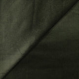 Pana de algodón verde militar de 3 mm.