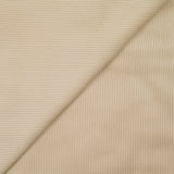 Velours côtelé polyester 2 mm sable