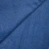 Coarse ribbed cotton velvet 6 mm blue white background
