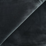Velours de coton gris anthracite