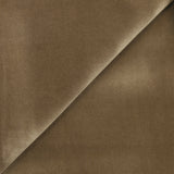Velours de coton ras taupe