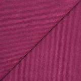 Velours polyester côtelé Suki orchidée