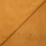 Velours polyester fines côtes safran