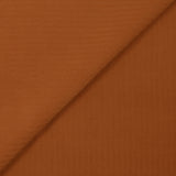 Viscose effet cupro chevrons orange brûlé