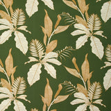 Viscose imprimée nature sereine fond vert kaki